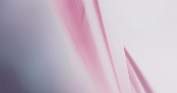 Анімація Ілюстрації Пейзажу Золотій Рамці Зображення Над Рожевими Лініями Блідому — стокове відео