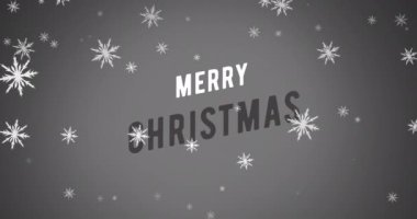 Yılbaşı kutlamalarının animasyonu kar yağışı üzerinedir. Noel, gelenek ve kutlama konsepti dijital olarak oluşturuldu.