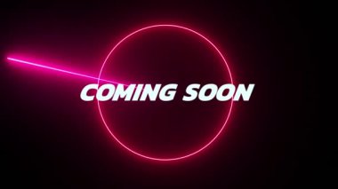 Kısa sürede gelen beyaz renkli neon şekilli metnin animasyonu siyaha taranıyor. Sosyal medya ve iletişim konsepti dijital olarak oluşturulmuş video.