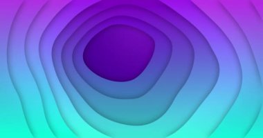 Mor arkaplanda hareket eden mavi ve mor organik formların animasyonu. soyut, şablon ve renk arkaplan kavramı dijital olarak oluşturuldu.