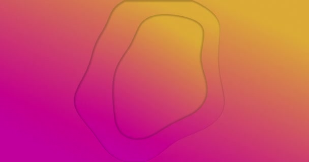 粉色至橙色渐变线的动画在无缝循环中摇曳 图案和运动概念数字生成的视频 — 图库视频影像