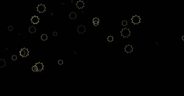 Digital Composite Star Shapes Copy Space Black Background Christmas Celebration — Stock Photo, Image