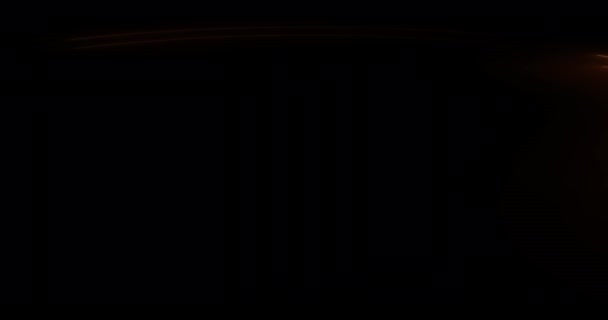 Анімація Червоних Неонових Слідів Чорному Тлі Глобальна Концепція Спортивного Цифрового — стокове відео