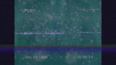 Animation of interference over globe and caucasian businesswoman. data processing and digital interface concept digitally generated video.