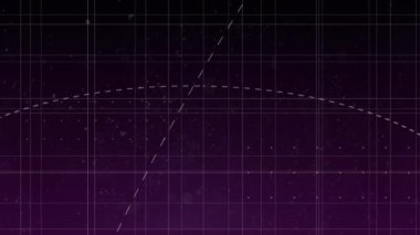 Siyah arkaplan üzerinde matematiksel denklemlerin animasyonu. küresel eğitim, bağlantılar, veri işleme ve teknoloji konsepti dijital olarak oluşturulmuş video.