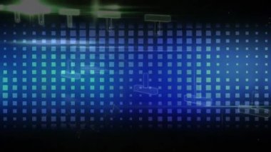Mavi arka planda DNA ipliği animasyonu. küresel bağlantılar, iş dünyası, dijital arayüz, teknoloji ve ağ konsepti dijital olarak oluşturulmuş video.