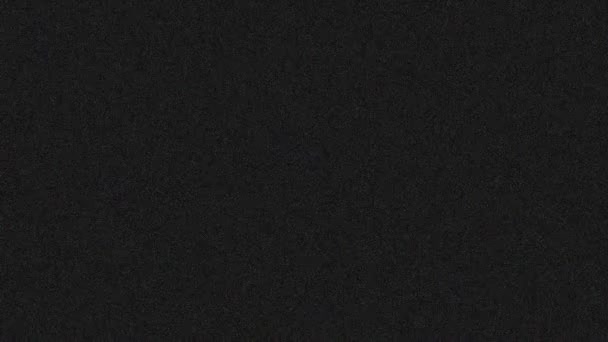 Анимация Помех Движущихся Черном Фоне Обработка Данных Концепция Цифрового Интерфейса — стоковое видео