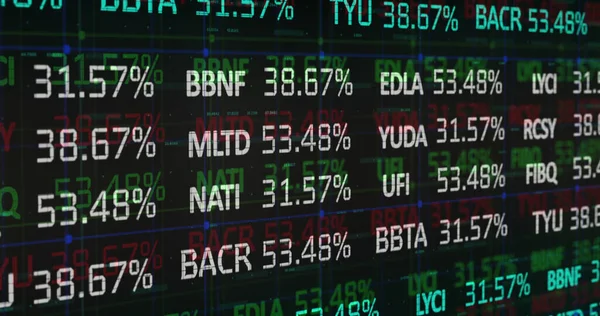 Image Statistics Financial Data Processing Global Finances Business Data Processing — Foto de Stock