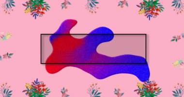 Pembe arka planda parlayan damlalar ve çiçek desenleri çerçevesinde büyük satış metinlerinin animasyonu. Satışlar, perakende ve iletişim konsepti dijital olarak oluşturulmuş video.