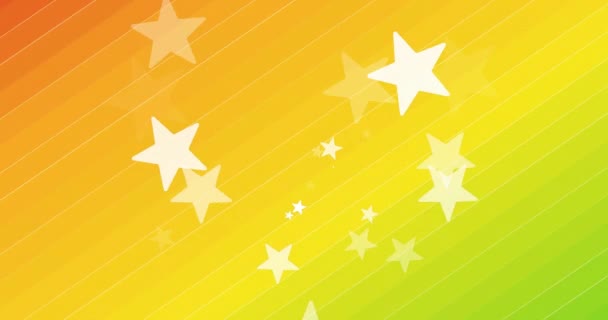 Animation Lgbt Text Rainbow Square Stars Moving Rainbow Background Lgbt — 图库视频影像