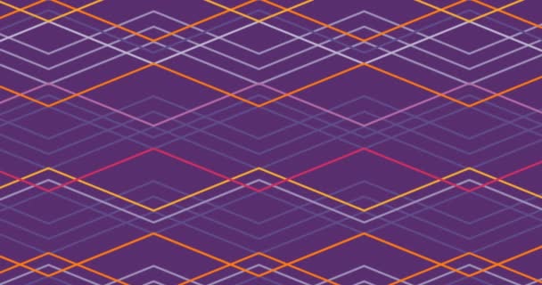 Animation Geometrical Patter Purple Background Colour Movement Energy Background Concept — Wideo stockowe