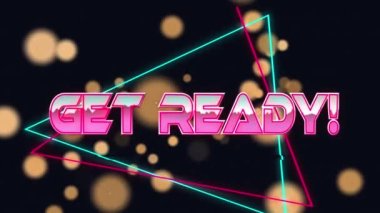 Siyah arkaplandaki ışık noktalarının üzerinden hazır metin animasyonu. Sayısal olarak üretilen metaevren ve sosyal medya kavramı.