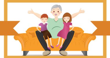 Beyaz arka planda kucaklaşan aile kompozisyonu. Mutlu aile, sevgi ve destek konsepti dijital olarak oluşturulmuş imaj.