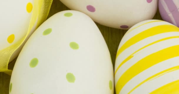 Animation Easter Egg Hunt Text Easter Eggs Easter Sunday Celebration — Stock Video