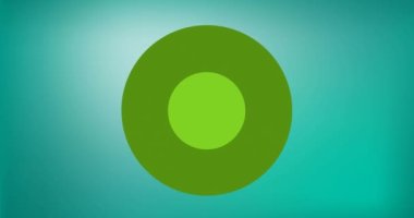 Yeşil arka planda yeşil biber ikonu animasyonu. yiyecek ve içecek konsepti dijital olarak üretilen video.