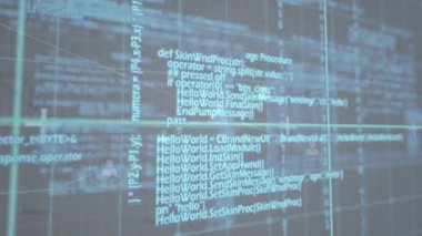 Kullanıcı simgelerinin bağlantı ağının animasyonu ve dijital uzayda çeşitli veriler. küresel bağlantılar, teknoloji ve dijital arayüz konsepti dijital olarak oluşturulmuş video.