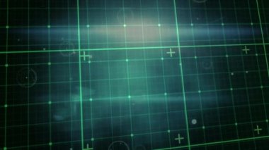 Dijital uzayda bağlantı ağının animasyonu. küresel bağlantılar, teknoloji ve dijital arayüz konsepti dijital olarak oluşturulmuş video.