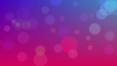 Mor üzerine hareket eden odak noktalarının ışıklarının pembe arka plana aktarılması. ışık ve hareket kavramı dijital olarak oluşturulmuş video.