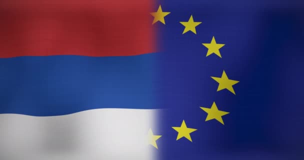 Анимирование Движущихся Плавающих Флагов Нидерландских Патриотизм Концепция Празднования Цифрового Видео — стоковое видео