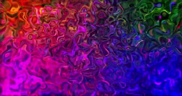 Animación Fondo Movimiento Con Ondas Multicolores Concepto Color Movimiento Interfaz — Vídeo de stock