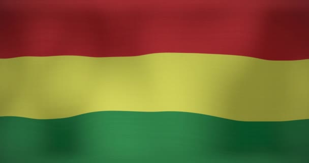 Animation Moving Flag Ghana Waving National Patriotism Celebration Concept Digitally — Stock Video