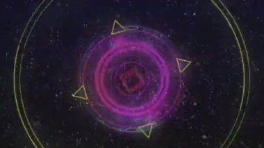 Bağlantı ağının animasyonu ve dünya çapında tarama. küresel bağlantılar, ağlar ve veri işleme konsepti dijital olarak oluşturulmuş video.