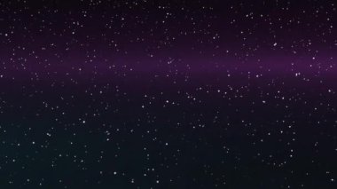 Siyah ve menekşe arkaplan üzerine düşen kar animasyonu. Noel, kış ve dijital arayüz konsepti dijital olarak oluşturulmuş video.