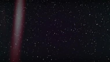 Değişen pembe, mor ve yeşil arka planda kar yağışının animasyonu. Noel, kış ve dijital arayüz konsepti dijital olarak oluşturulmuş video.