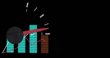 Araba panelinin üzerinde veri işleme resmi. küresel iş, finans, bağlantılar ve dijital arayüz konsepti dijital olarak oluşturulmuş görüntü.