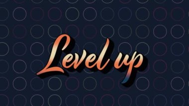 Mavi arkaplandaki metin ve dairelerin canlandırması. Sosyal medya ve iletişim arayüzü kavramı dijital olarak oluşturulmuş video.