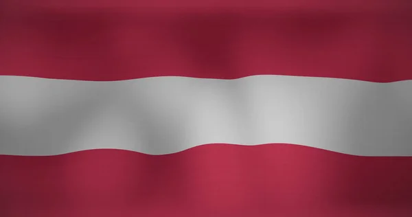 Bild Des Fahnenschwenkens Von Österreich Nationale Symbole Patriotismus Und Unabhängigkeitskonzept — Stockfoto
