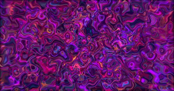 背景为紫色波浪 运动和数字接口概念数字生成的图像 — 图库照片