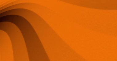 Siyah arkaplanda parlayan turuncu ışık dalgası animasyonu. ışık, desen ve hareket konsepti dijital olarak oluşturulmuş video.