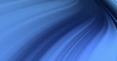 Siyah arkaplanda parlayan mavi ışık dalgası animasyonu. ışık, desen ve hareket konsepti dijital olarak oluşturulmuş video.
