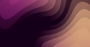 Siyah arkaplanda parlayan pembe ışık dalgasının animasyonu. ışık, desen ve hareket konsepti dijital olarak oluşturulmuş video.