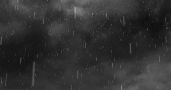 Bild Von Starkem Regen Der Über Blitze Und Stürmische Graue — Stockfoto