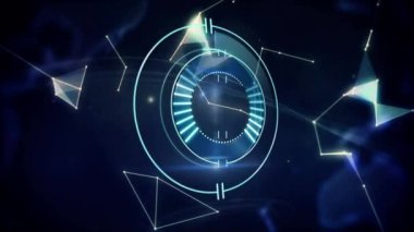 Dünya çapındaki bağlantı ağının animasyonu ve taraması. küresel bağlantılar, ağlar ve veri işleme konsepti dijital olarak oluşturulmuş video.