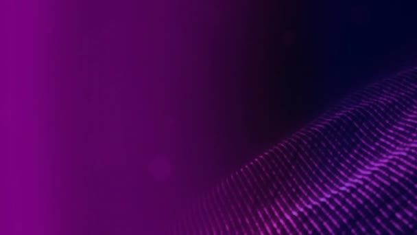 Анимация Фиолетового Глайтера Перемещающегося Фиолетовом Фоне Концепция Цвета Формы Движения — стоковое видео
