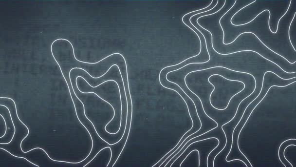 Анімація Ішепсів Рухаються Екрану Глюком Глобальні Язки Технології Концепція Цифрового — стокове відео