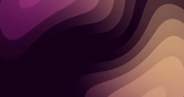 Зображення Сяючої Рожевої Світлової Хвилі Рухається Чорному Тлі Світло Візерунок — стокове фото