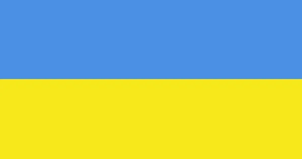 蓝色和黄色线变成乌克兰国旗的图像 Ukraine Crisis Support International Politics Concept Digital Generated Image — 图库照片