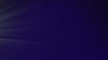 Mavi arkaplan üzerindeki ışık izlerinin animasyonu. ışık, desen ve hareket konsepti dijital olarak oluşturulmuş video.