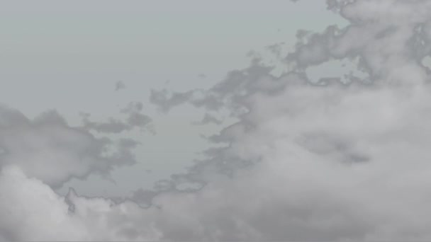 Animación Del Cielo Lleno Nubes Movimiento Concepto Color Movimiento Fondo — Vídeo de stock