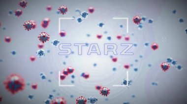 Virüslerle beyaz arkaplanda yeniden başlama animasyonu. İnternet güvenliği, güvenlik ve dijital arayüz kavramı dijital olarak oluşturulmuş video.