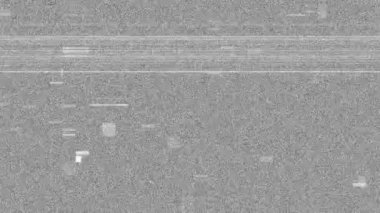 Bulanık arka planda parazitlenme. küresel iş ve dijital arayüz kavramı dijital olarak oluşturulmuş video.