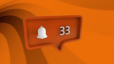 Siyah arkaplanda medya simgesi ve şekillerinin canlandırılması. Sosyal medya ve iletişim arayüzü kavramı dijital olarak oluşturulmuş video.