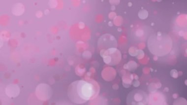 Pembe arka planda düşen ışıkların canlandırması. renk, hareket ve enerji arkaplan kavramı, dijital olarak oluşturulmuş video.