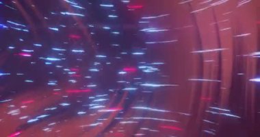 Menekşe dokusunda hareket eden ışıkların animasyonu. gölge, desen ve renk konsepti dijital olarak oluşturulmuş video.