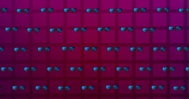 Gözlük animasyonu mor üzerine işaretlenmiş arkaplan. görüntü, gözlükler ve güneş gözlüğü konsepti dijital olarak oluşturulmuş video.