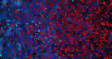 Mavi arka planda DNA iplikçiklerinin animasyonu. küresel bilim ve dijital arayüz kavramı dijital olarak oluşturulmuş video.